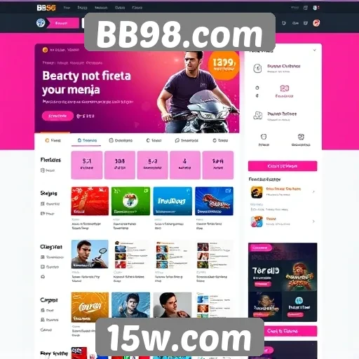 Interface do usuário do BB98.com é amigável